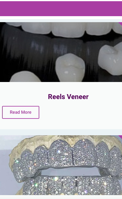 A screenshot of Fadi Nameh Dental Lab Provided services